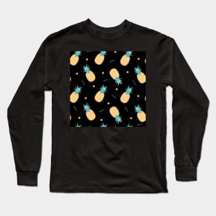 Pine apple print Long Sleeve T-Shirt